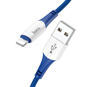 hoco-x70-ferry-charging-data-cable-usb-to-lightning-blue