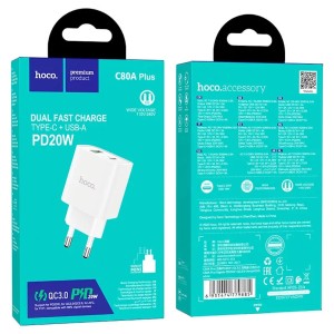 ЗУ Сетевое HOCO C80A Plus Rapido