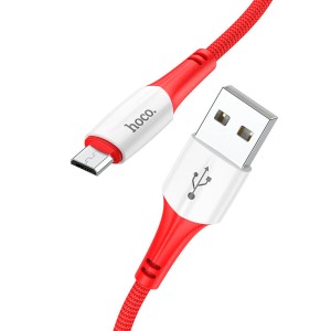 hoco-x70-ferry-charging-data-cable-usb-to-micro-usb-red